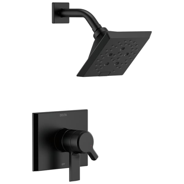 Delta Pivotal Monitor® 17 Series H2Okinetic® Shower Trim Matte Black T17299-BL - main